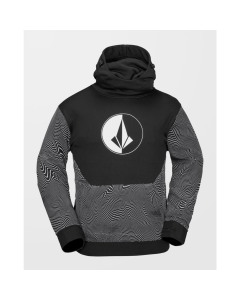 Volcom hydro riding hoodie black print felpa tecnica DWR snowboard 2026