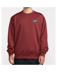 Volcom hydro crew burnt red felpa tecnica snowboard 2026 