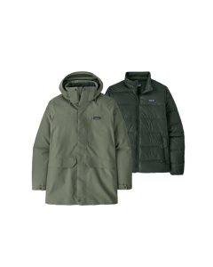 Patagonia tres 3 in 1 parka jacket old growth green