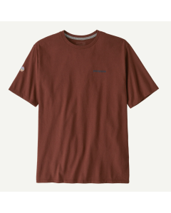Patagonia firz roy icon responsibili tee dried vanilla t-shirt