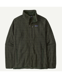 Patagonia m's better sweater fleece jacket scales old growth green