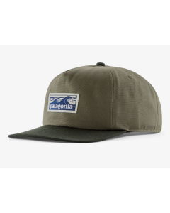 Patagonia boardshort label trad cap busin green 