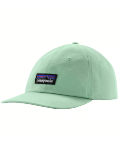 Patagonia p-6 label trad cap rinsed green