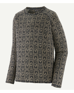 Patagonia m's capilene midweight Flow: Sunken Blue maglia first layer