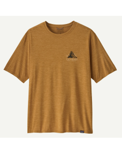 Patagonia capilene cool daily graphic shirt  Chouinard Crest: Talon Gold X-Dye