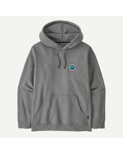 Patagonia unity fitz uprisal hoody gravel heather felpa unisex