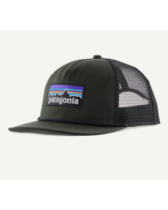 Patagonia airfarer cap P-6 Logo: Old Growth Green cappellino 
