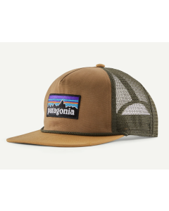 Patagonia airfarer cap P-6 Logo: Deer Brown cappellino