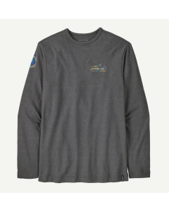 Patagonia Men's Lightweight Unity Fitz Wildrise Crewneck ink black felpa