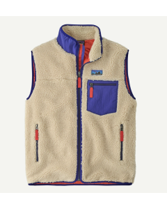 Patagonia classic retro-x fleece vest dark natural smanicato giacca