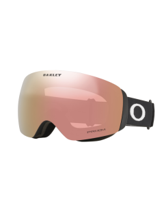 Oakley flight deck M matte black prizm rose gold iridium snow maschera