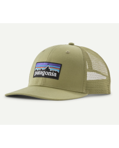 Patagonia p-6 logo trucker hat gumtree green