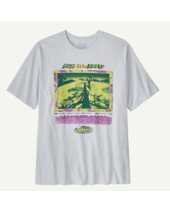 Patagonia m's run like roots responsibili tee white t-shirt