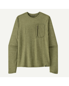 Patagonia l/s capilene cool sun shirt Caper Green - Buckhorn Green X-Dye