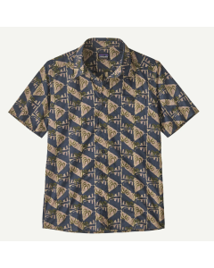 Patagonia m's go to shirt jaguar geo dolomite blue camicia