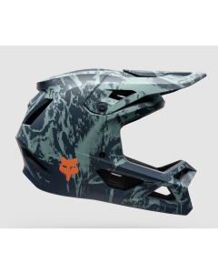 Fox racing rampage image print helmet arctic blue casco mtb