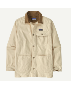 Patagonia m's point reyes canvas jacket undyed natural giacca