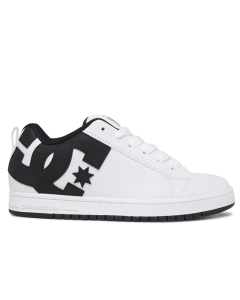 Dc shoes court graffik white black black scarpe skate 2026