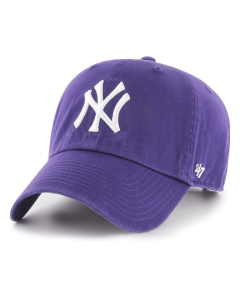 47 Brand Cappellino MLB '47 Clean Up New York Yankees Purple