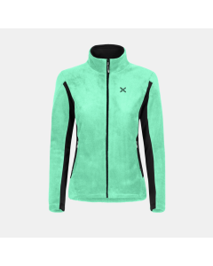 Montura polar style jacket woman bright teal pile giacca donna