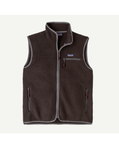 Patagonia m's retro pile vest den brown pile smanicato