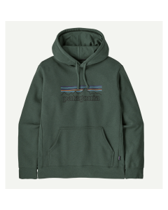 Patagonia p-6 logo uprisal hoody P-6 Outline: Canopy Green felpa unisex