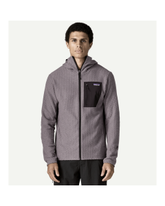 Patagonia m's R1 air full zip hoody may grey pile tecnico