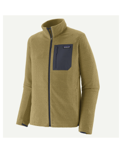 Patagonia m's R1 air fleece jacket lynx tan pile tecnico