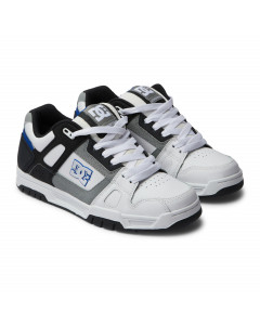 Dc shoes stag white grey blue scarpe skate