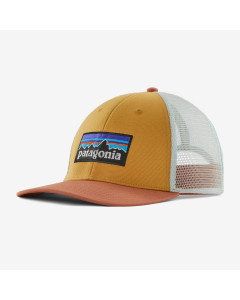 Patagonia p-6 logo lopro trucker hat pufferfish gold