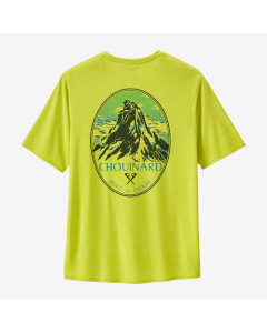 Patagonia capilene cool daily graphic shirt Chouinard Crest: Phosphorus Green X-Dye