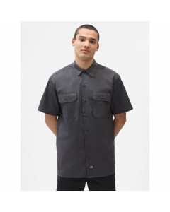 Dickies camicia da lavoro maniche corte work shirt ss rec charcoal grey 2023