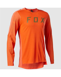Fox racing flexair pro ls jersey fluo orange 2023 maglia mtb