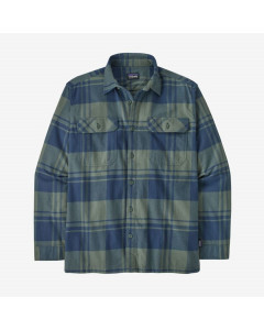 Patagonia l/s organic cotton midweight fjord flannel shirt live oak hemlock green