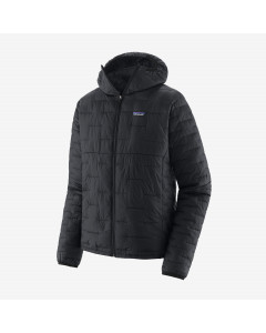 Patagonia m's micro puff hoody jacket black Netplus