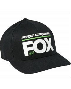 Fox racing pro circuit flexfit hat black 2022 