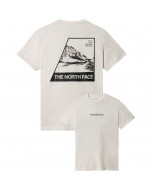 The north face foundation graphic tee s/s gardenia white