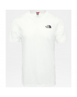 The north face s/s simple dome tee tnf white
