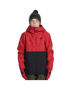 Dc shoes basis print youth jacket stacked barbados 10k 2025 giacca snowboard ragazzo