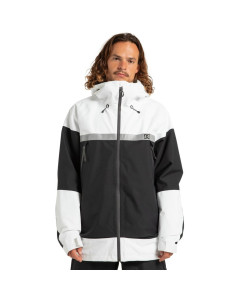 Dc shoes intel 30k jacket white black giacca snowboard 2026