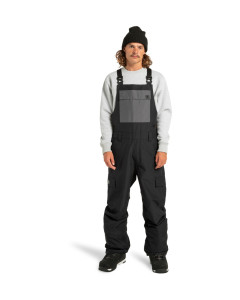 Dc shoes docile bib black 10k pantaloni snowboard 2026