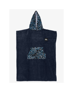 Quiksilver hoody towel beach poncho da surf dark navy