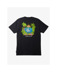 Quiksilver t-shirt island sunrise tee black 2024