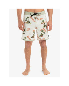 Quiksilver surfsilk scallop 18'' boardshort abbey stone naturama 2025 costume