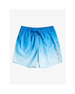 Quiksilver everyday warped logo volley 17 snorkel blue 2023 beachshort costume da bagno