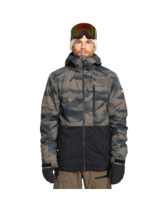 Quiksilver mission printed block jacket 10k mountain spray canteen 2025 giacca snowboard