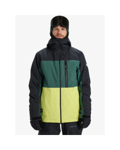 Quiksilver sycamore block jacket true black 20k giacca snowboard 2026