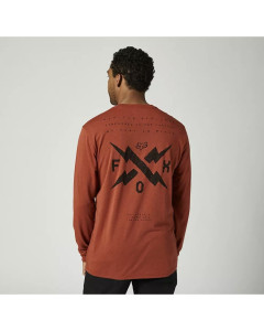 Fox racing calibrated ls tech tee red clay 2022