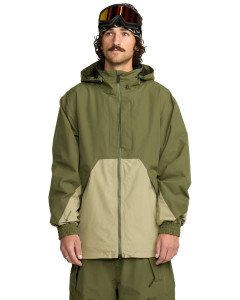 Volcom arthur longo 2l gore-tex jacket dark olive giacca snowboard 2026