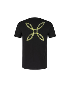 Montura pencil logo t-shirt nero verde lime